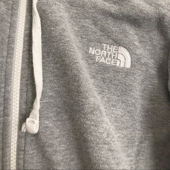 The north face zip up sweatshirt size small - Picture 3 of 4